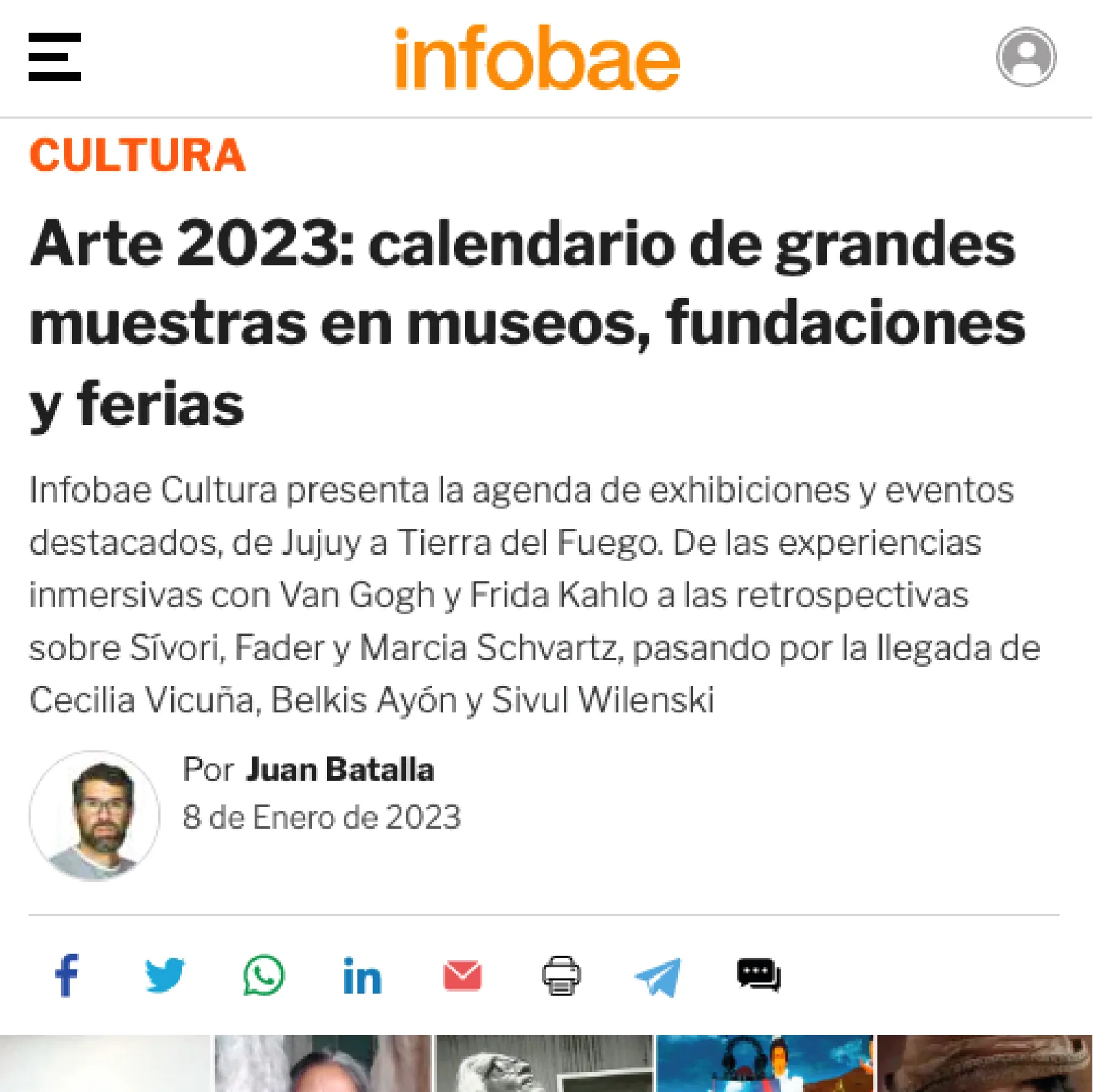 Arte 2023: calendario de grandes muestras en museos, fundaciones y ferias