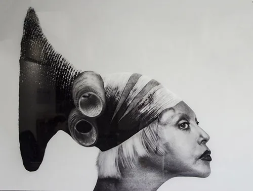 Profil de femme Mangbetu avec profil de femme eurostéphanoise