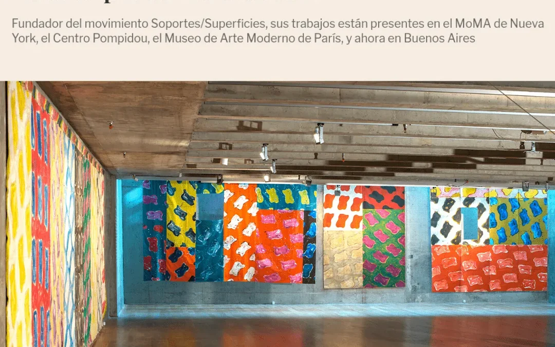 Quién es Claude Viallat, el vanguardista francés cuyas obras sorprenden en el MACBA