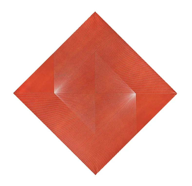 RADIACIÓN Y MOVIMIENTO SOBRE FONDO ROJO
