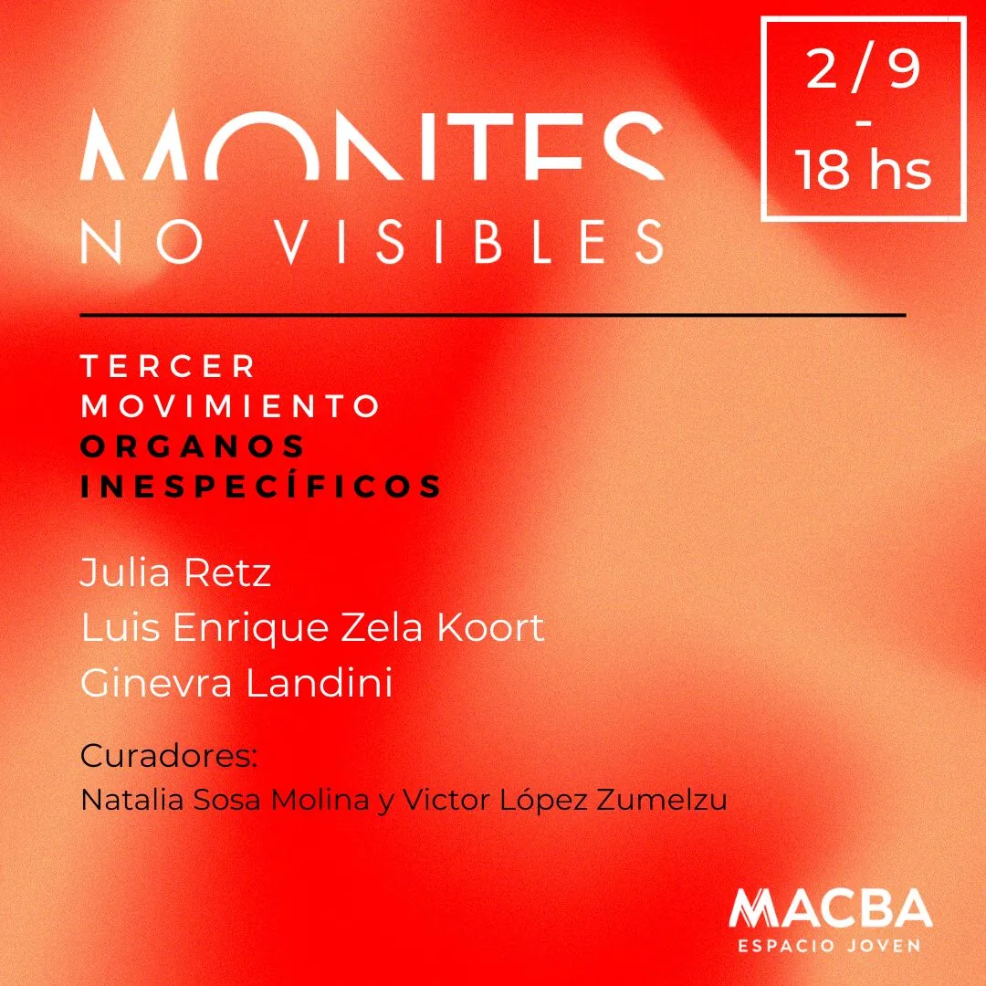 ÓRGANOS INESPECÍFICOS – TERCER MOVIMIENTO DEL CICLO – INAUGURACIÓN 2 SEPTIEMBRE DE 2023